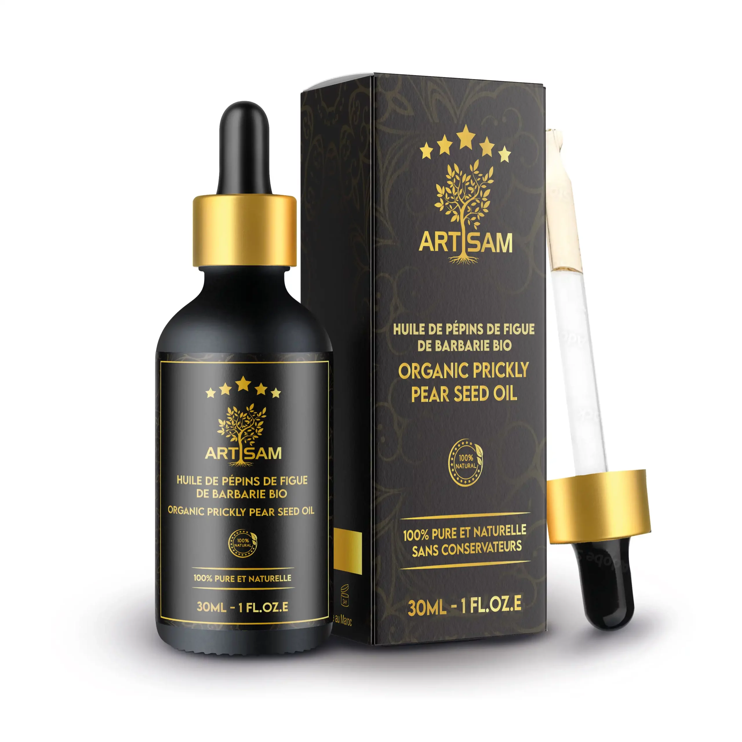 Huile de pépins de figue de barbarie bio Artisam