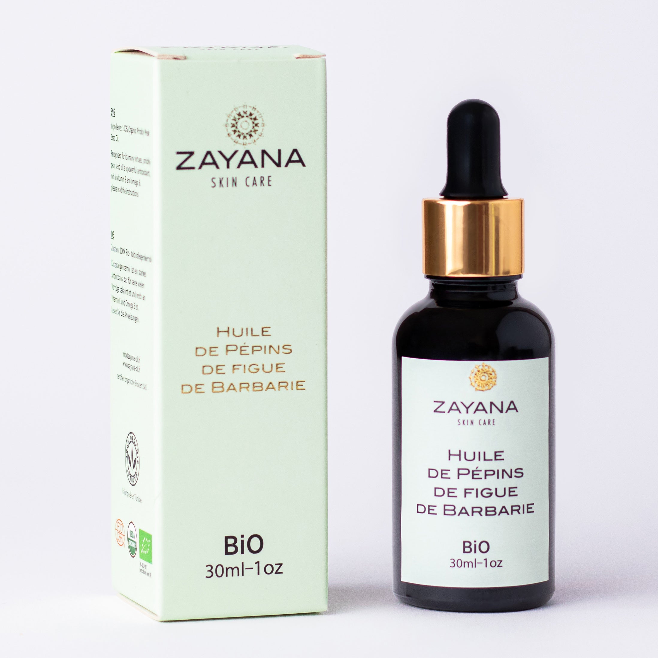 Huile de pépins de figue de barbarie bio Zayana