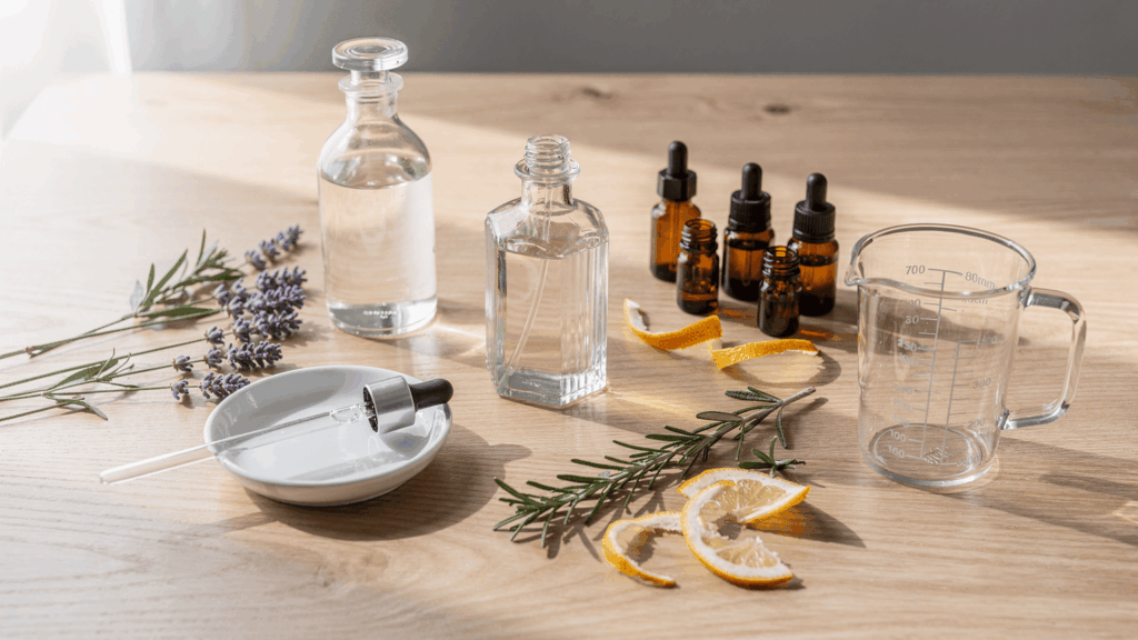 Les ingrédients essentiels pour faire un parfum maison facilement