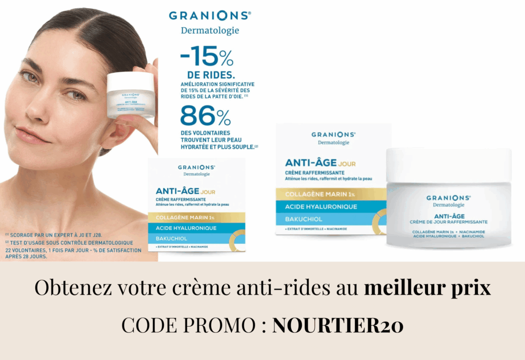 meilleure creme anti-rides granions anti-âge