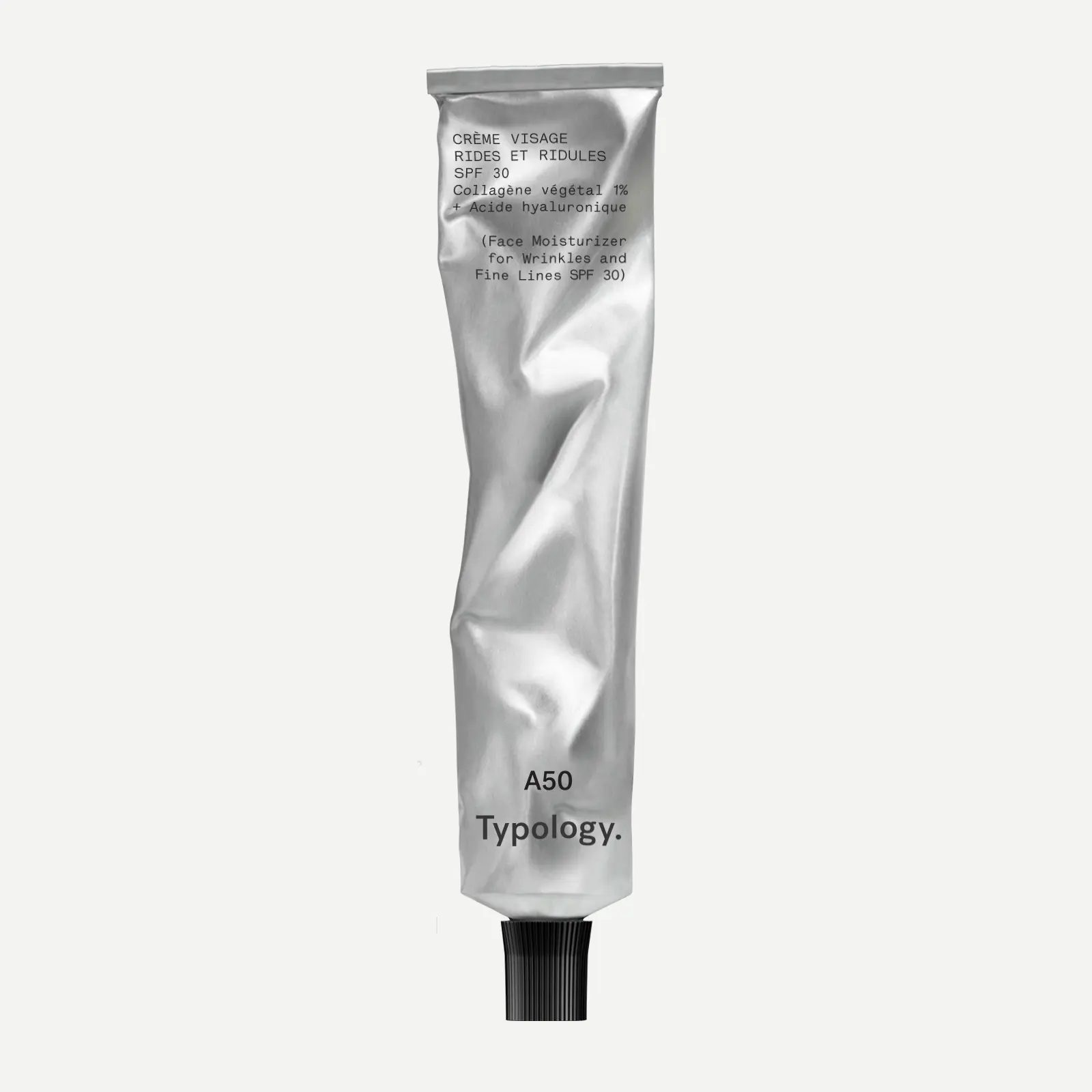 Typology Crème Rides et Ridules Collagène végétal Acide hyaluronique SPF 30