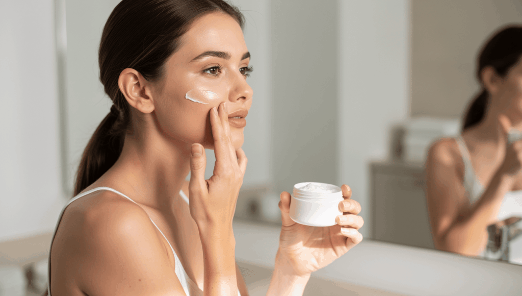 Où placer la crème visage et les soins spécifiques