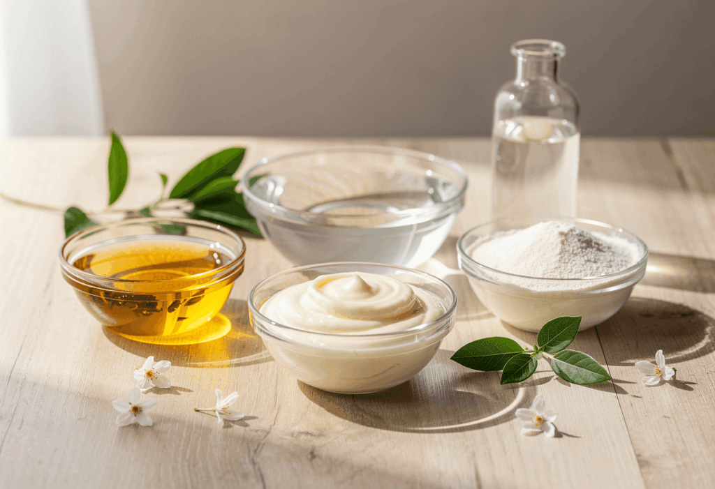 Quels ingrédients choisir pour sa crème hydratante maison