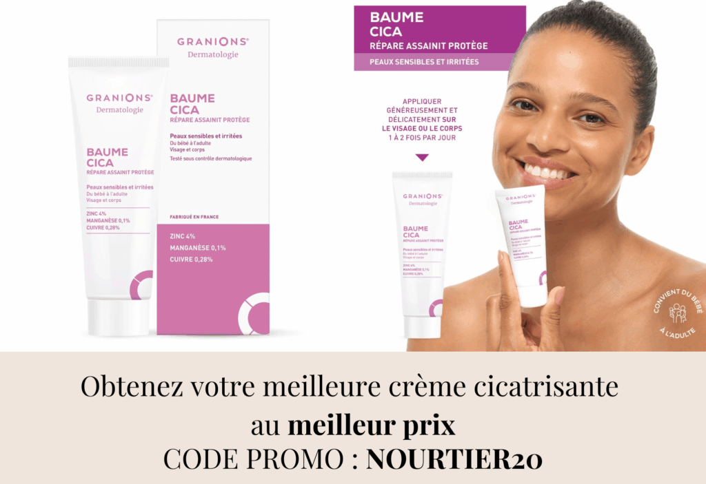 meilleure crème cicatrisante pour bébé granions