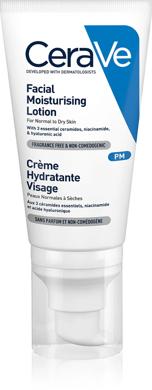 CeraVe Crème Hydratante Visage peaux normales à sèches