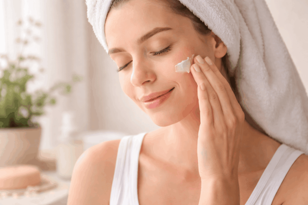 une personne apaisé de l’eczéma grâce à la meilleure crème