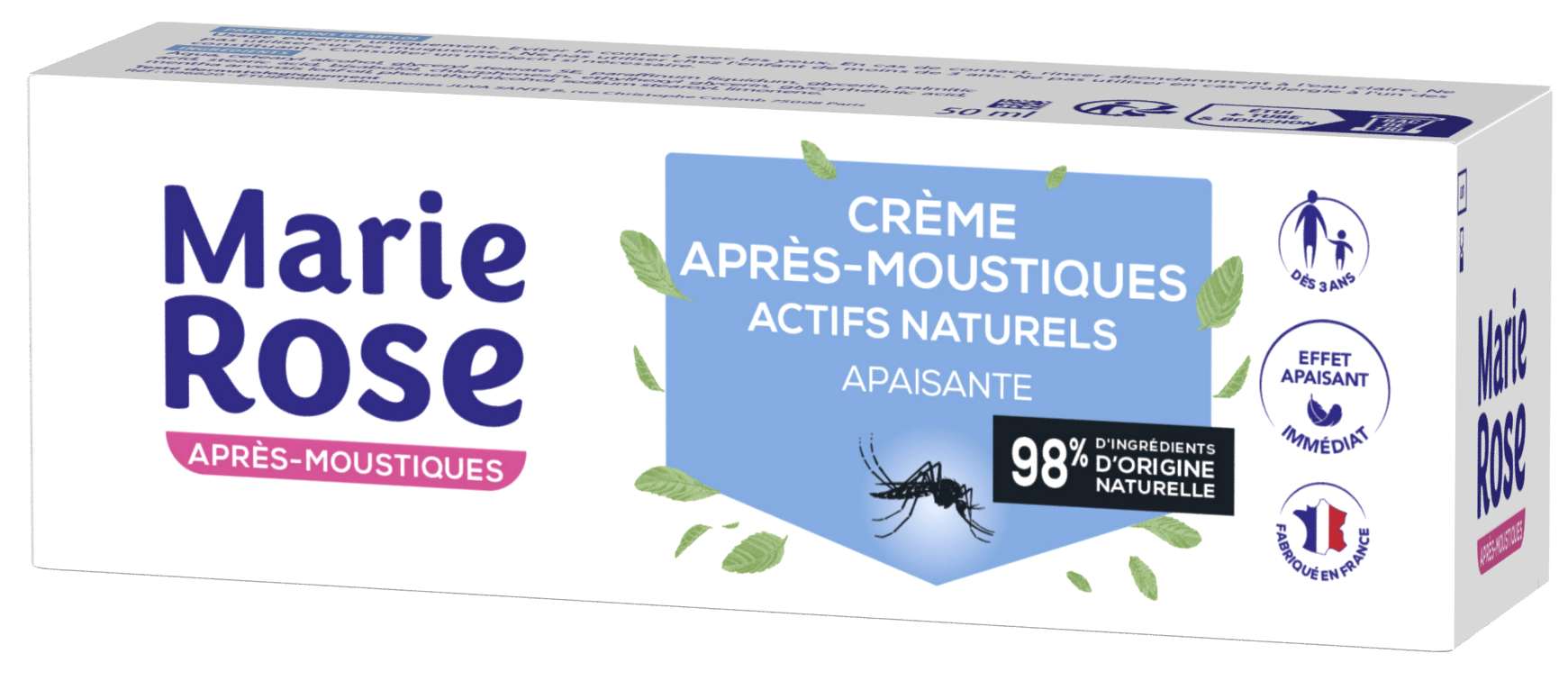 Marie Rose crème après-moustiques apaisante naturelle 50ml