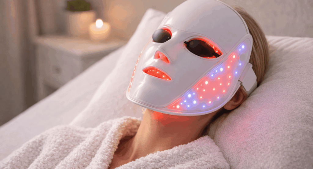 Ce qui fonctionne vraiment avec un masque LED