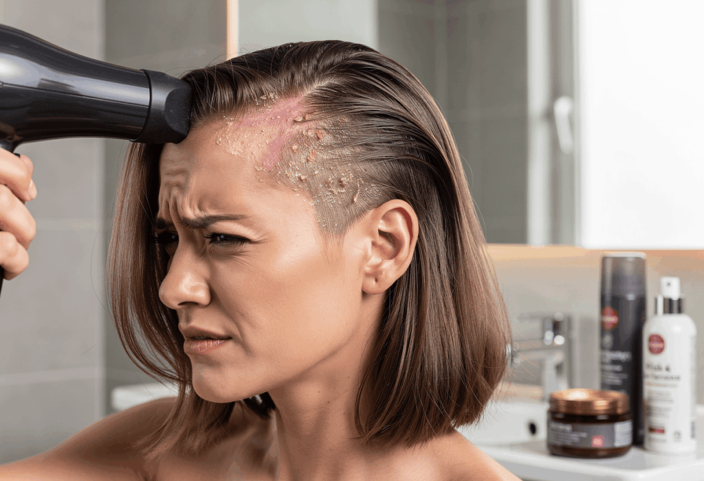 Les erreurs qui assèchent le cuir chevelu