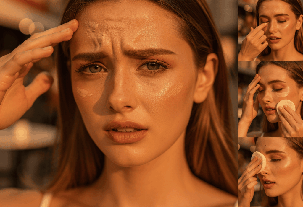 Les erreurs qui font fondre le maquillage