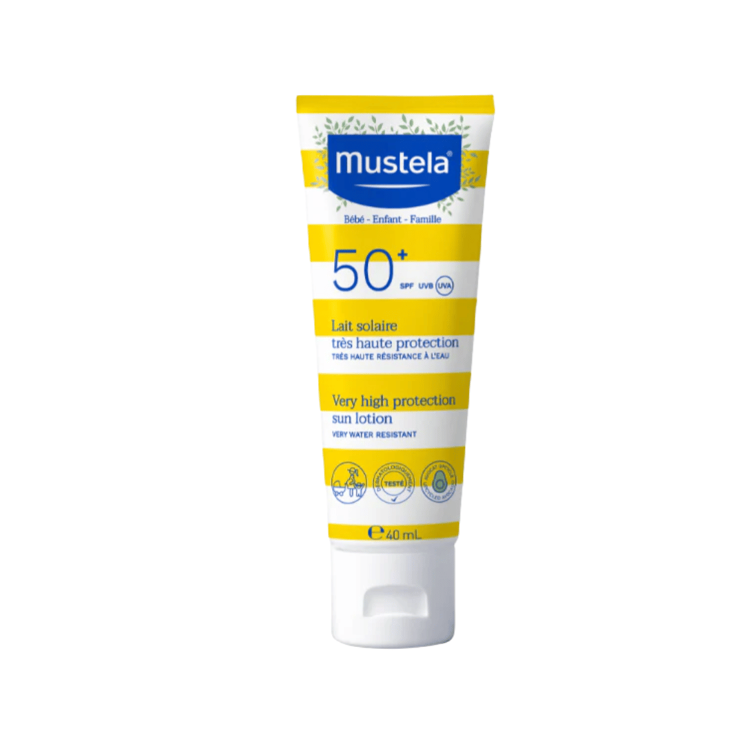 Mustela lait solaire très haute protection SPF50+ bébé dès naissance
