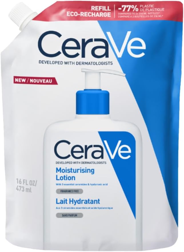 CeraVe Lait Hydratant Corps Visage 3 céramides acide hyaluronique peau sèche