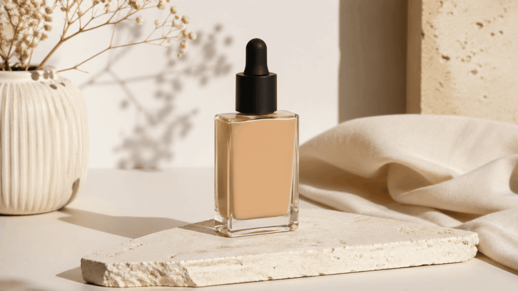 Bouteille de sérum teinté typology