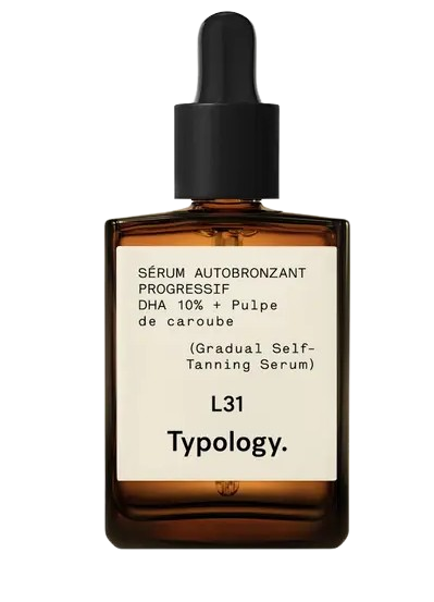Sérum autobronzant progressif Typology DHA 10% + Pulpe de caroube