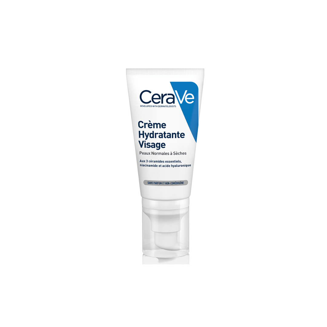 CeraVe crème hydratante visage 3 céramides acide hyaluronique 52ml