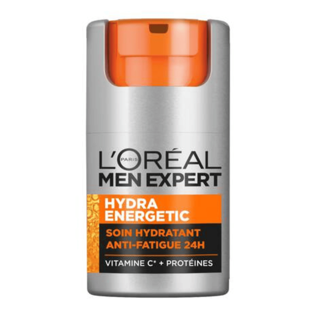 L'Oréal Men Expert Hydra Energetic Anti-Fatigue 24H soin visage vitamine C guarana