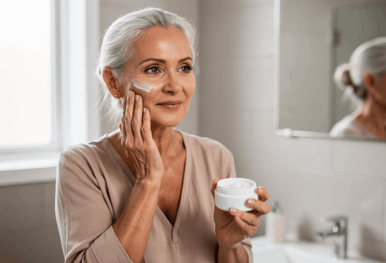 Crème visage ménopause : quel soin choisir pour compenser les changements hormonaux ?