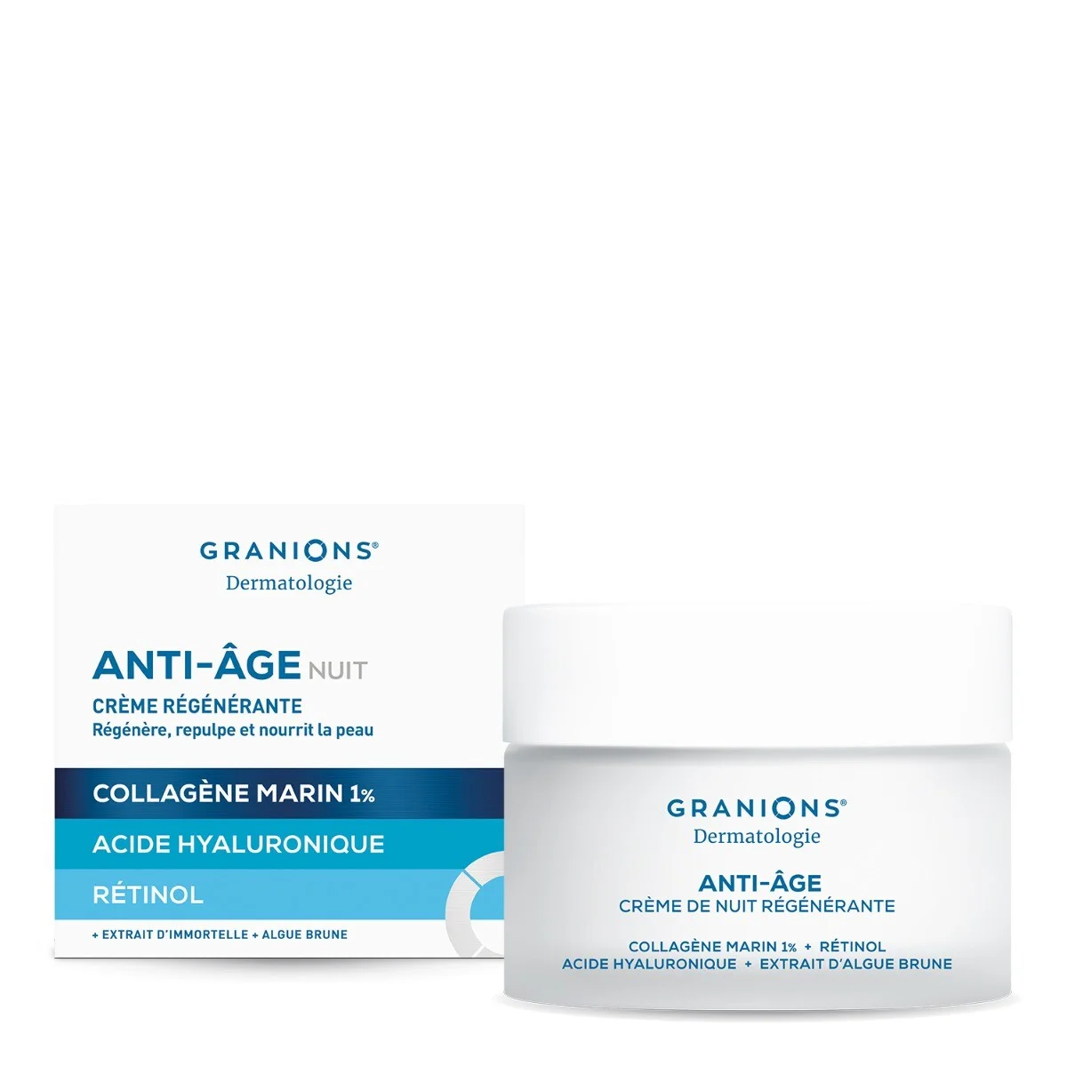 Granions crème de nuit régénérante anti-âge rétinol Yuka 93/100