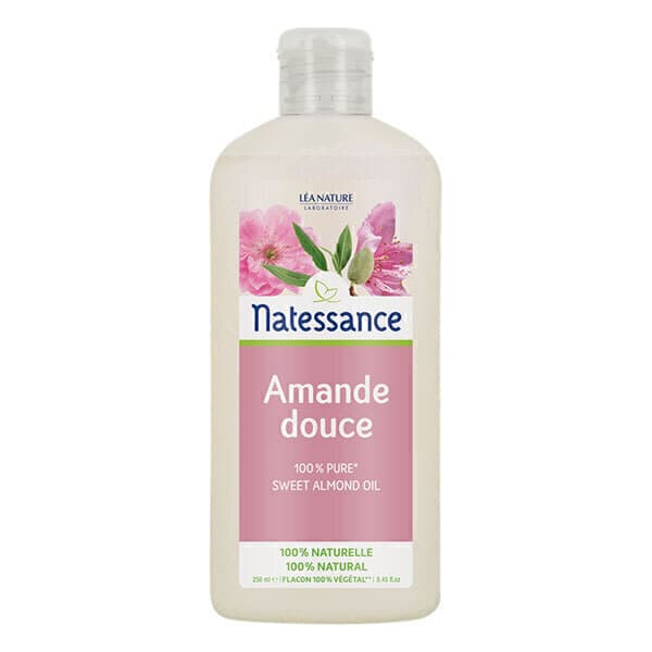 Natessance huile amande douce 250ml haute qualité famille