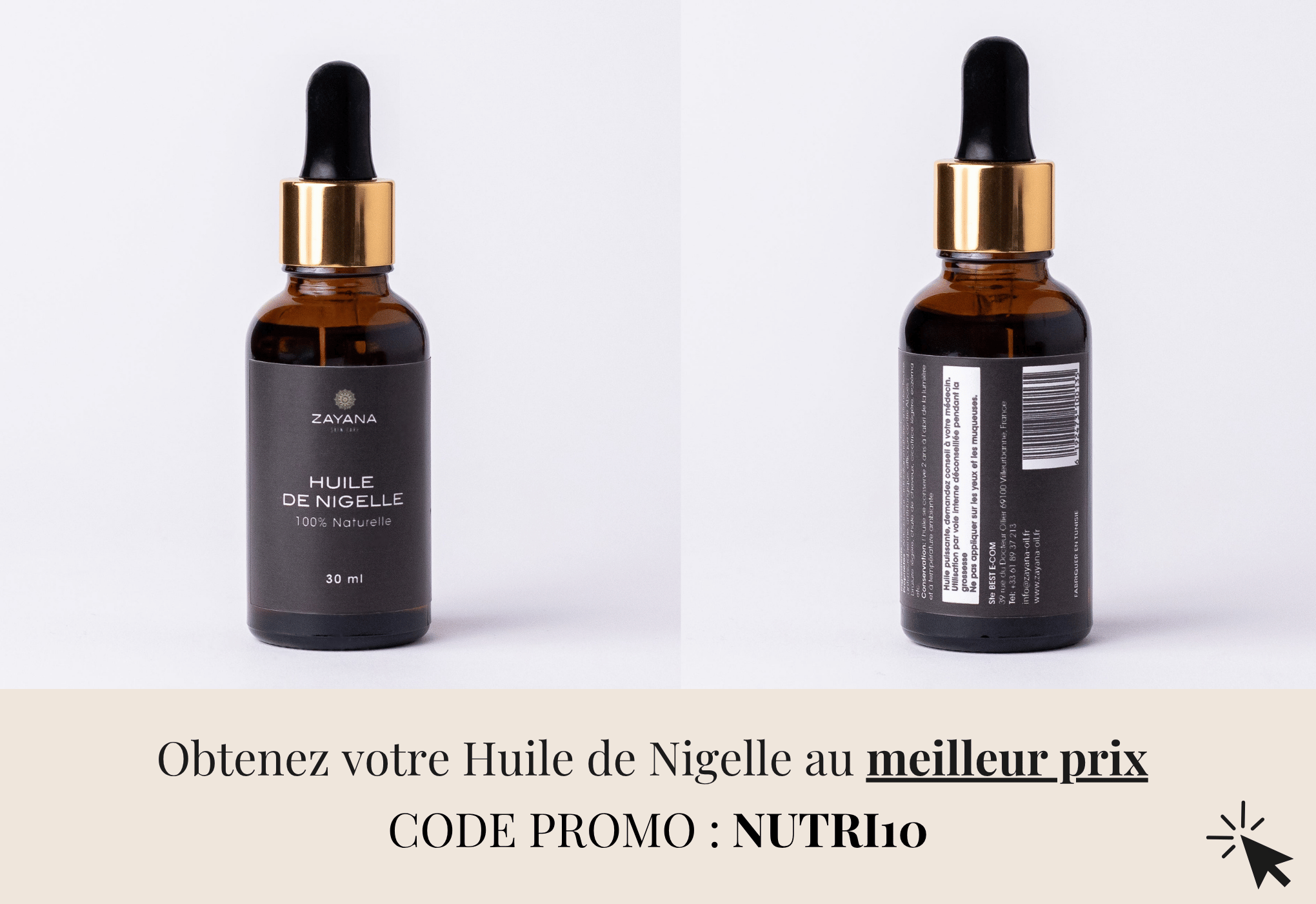 Zayana Oil Huile de Nigelle Bio - coup de cœur
