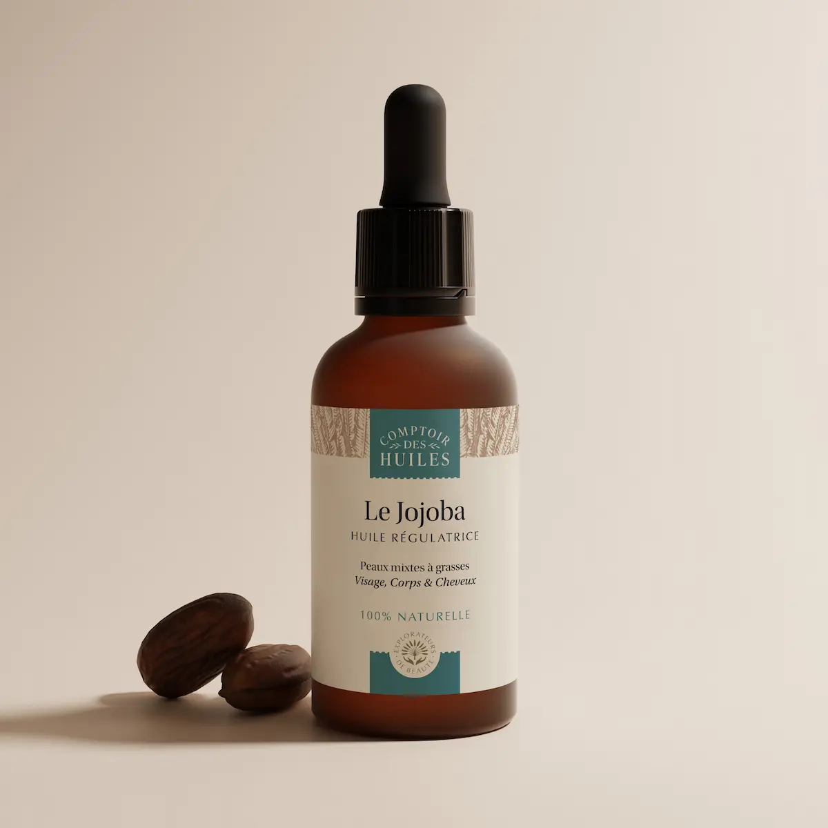 Comptoir des Huiles huile de jojoba BIO Madagascar Yuka 100 Ecocert Cosmos