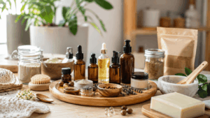différents produits de la marque aroma-zone