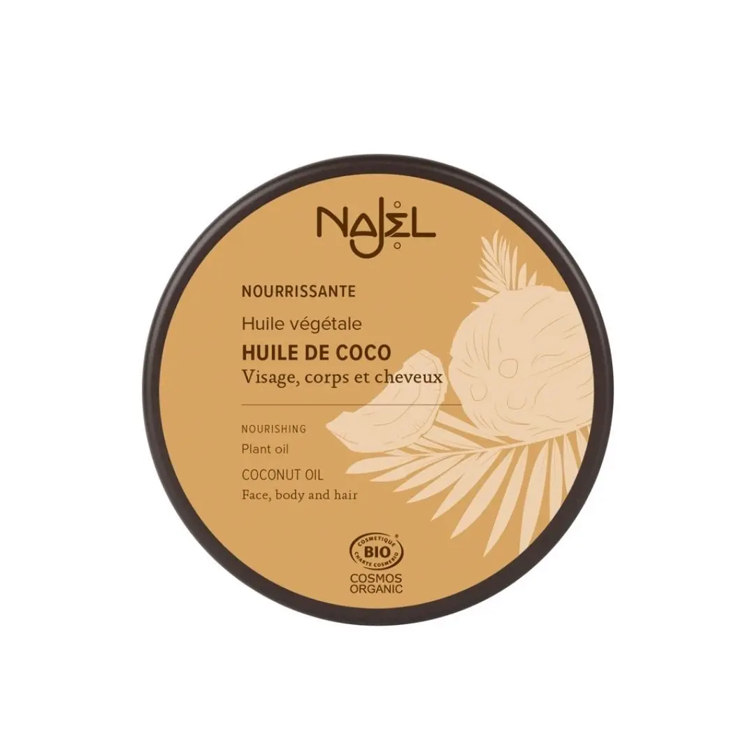 Najel huile de coco nourrissante visage corps cheveux Greenweez
