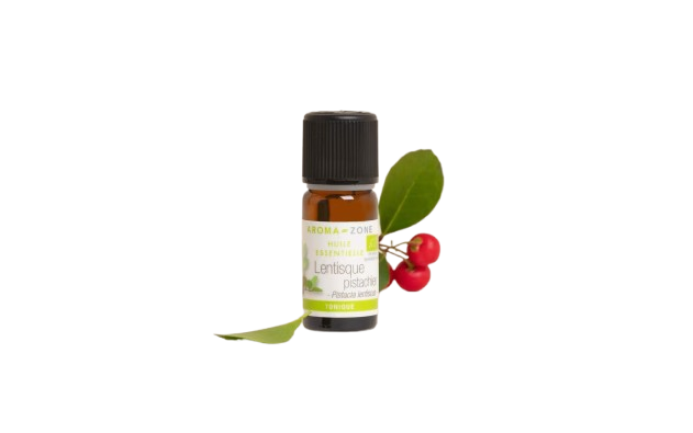 Aroma-Zone Lentisque Pistachier bio huile essentielle décongestion veineuse lymphatique