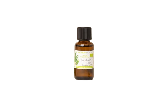 Aroma-Zone Eucalyptus Radié bio huile essentielle toux grasse mucolytique expectorant