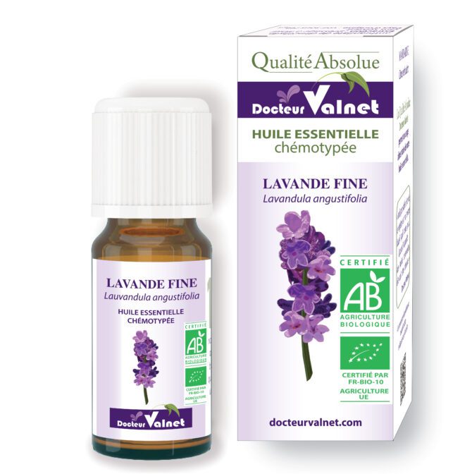 Dr Valnet Lavande Vraie bio huile essentielle acouphènes anxiété sommeil