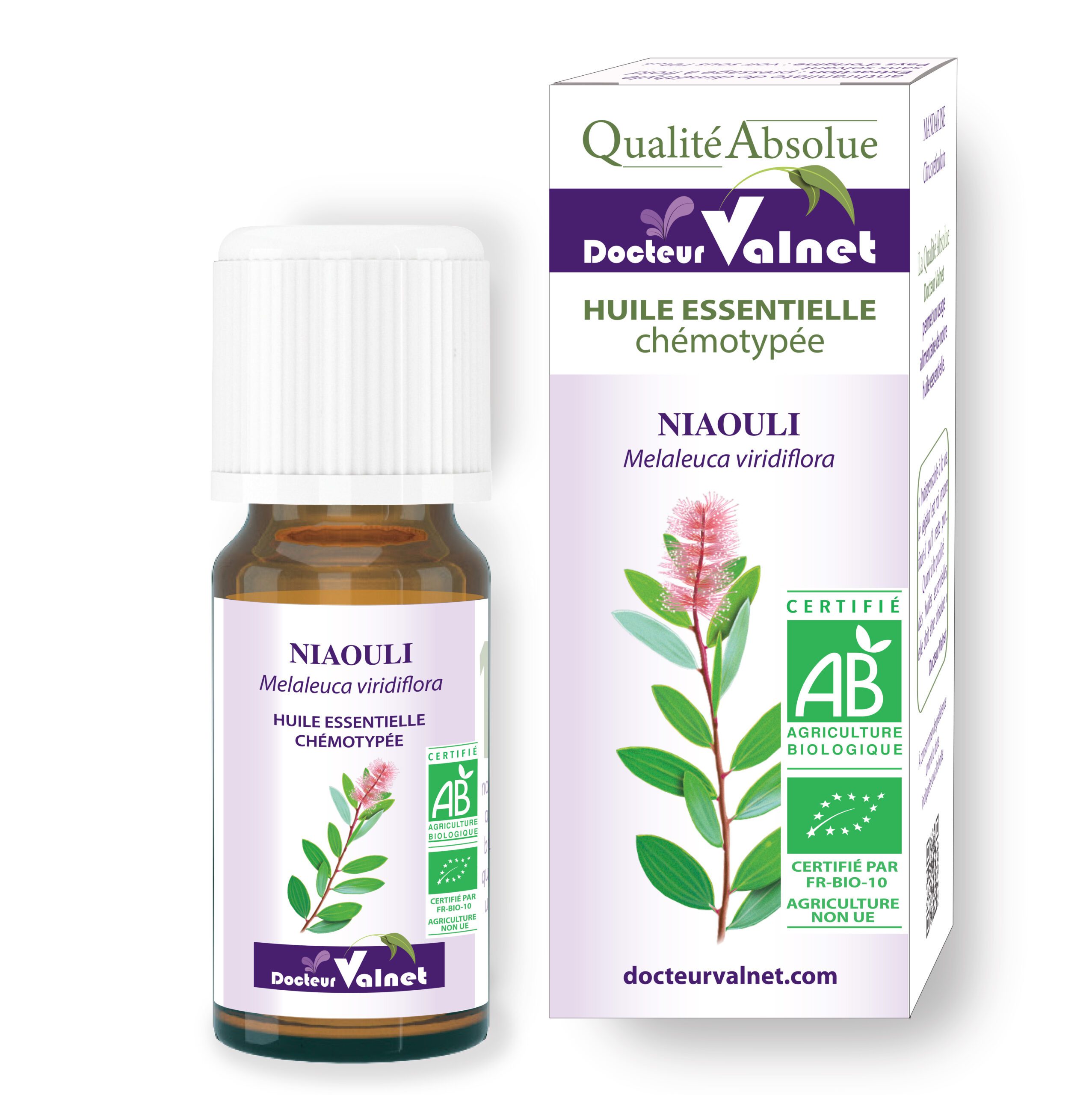 Dr Valnet Niaouli bio huile essentielle expectorant anti-infectieux bronchique