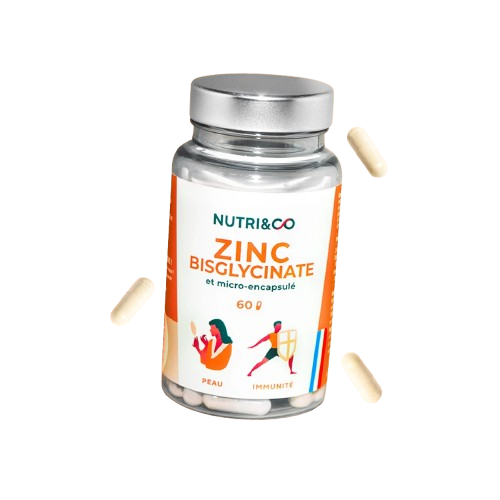 Nutri&Co Zinc Bisglycinate Sélénium gélules acné hormonale
