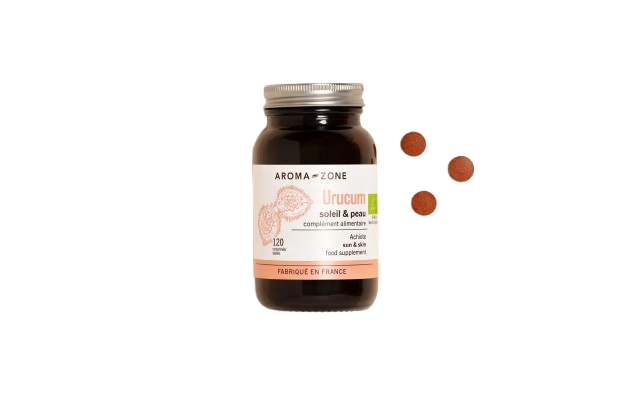 Aroma-Zone Urucum Bio comprimés bixine caroténoïdes préparateur solaire