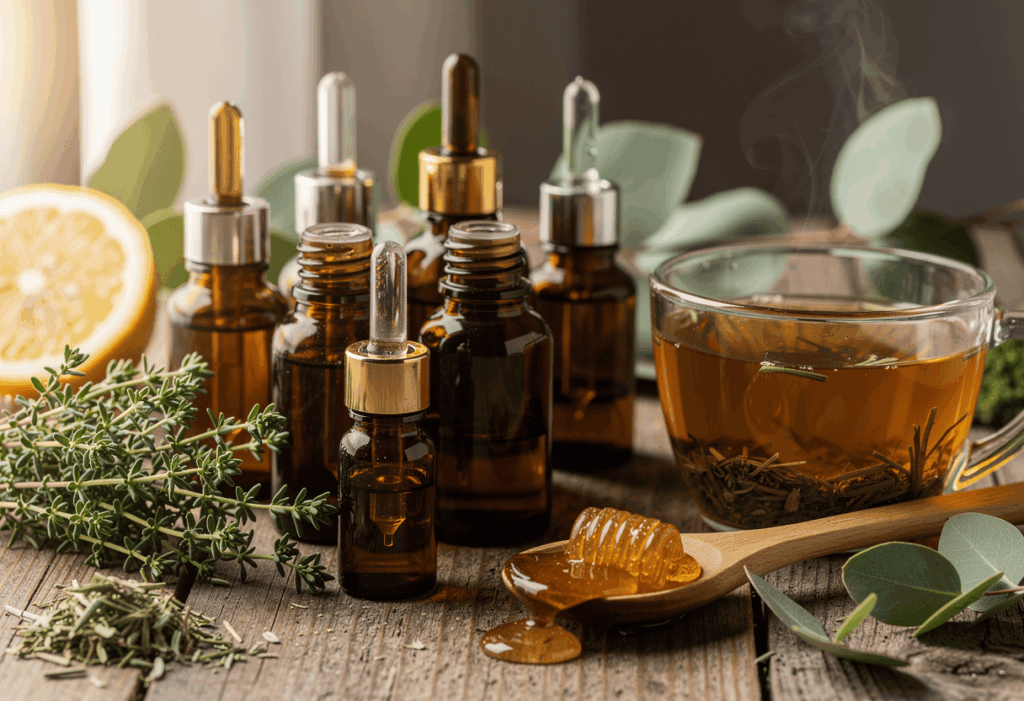 Comment les huiles essentielles agissent sur l'angine