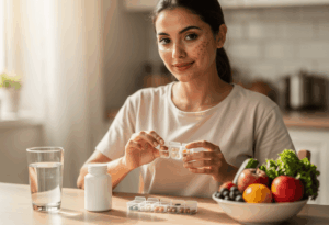 Compléments alimentaires contre l'acné hormonale