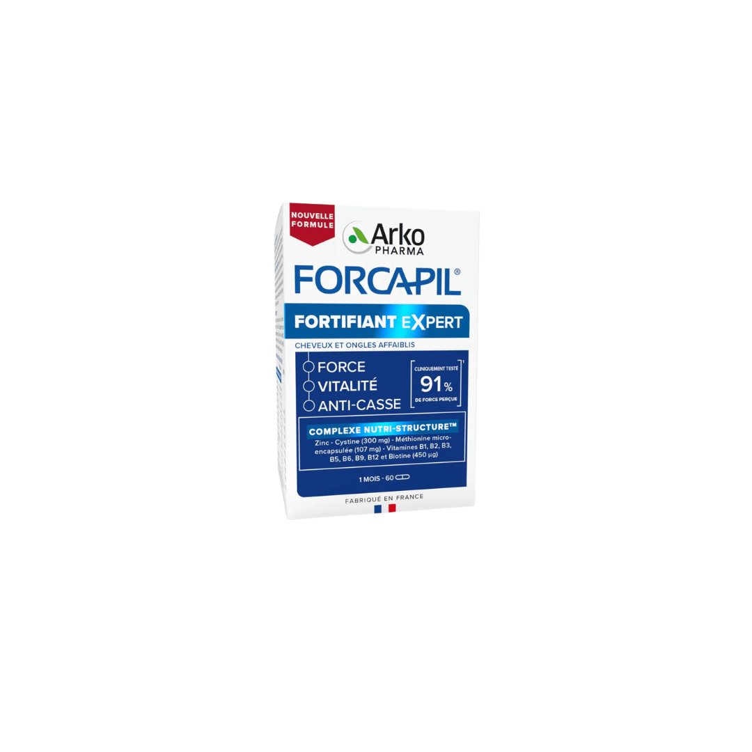 Forcapil Fortifiant Expert complément alimentaire cheveux ongles Arkopharma