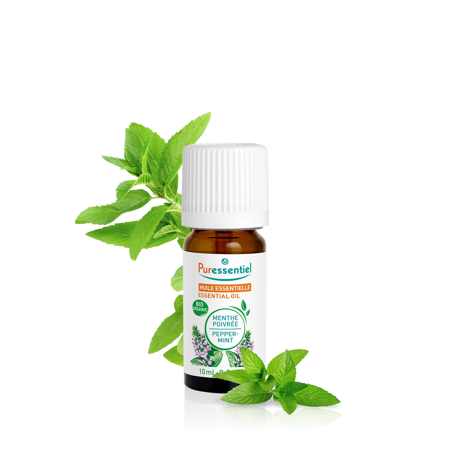 Puressentiel Menthe Poivrée bio huile essentielle analgésique effet froid anti-douleur