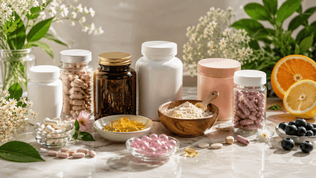 Les compléments alimentaires pour la peau