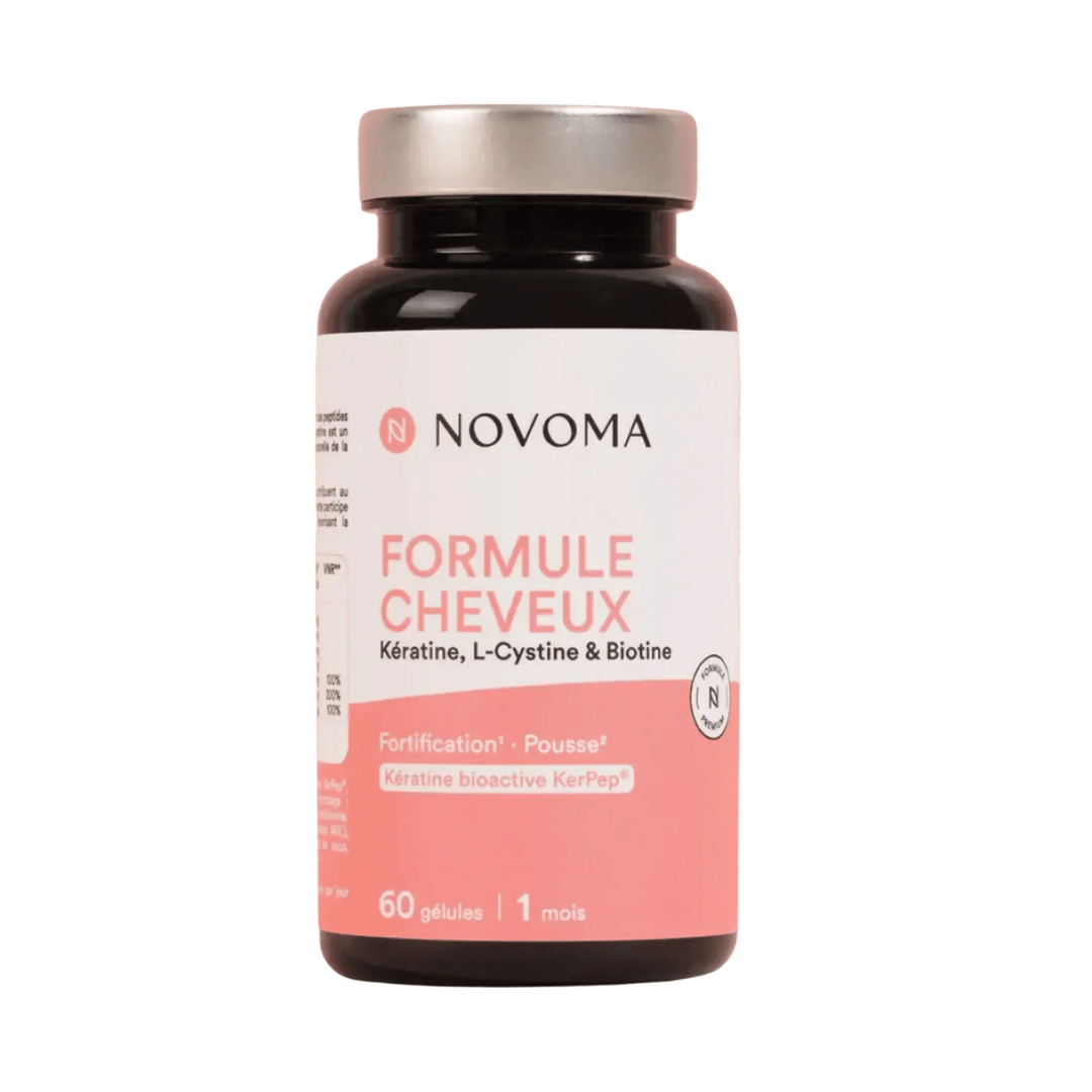 Novoma Formule Cheveux KerPep kératine cystine biotine