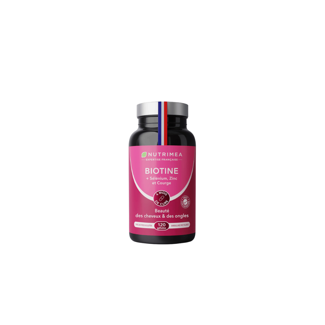 Nutrimea Biotine vitamine B8 zinc sélénium cheveux
