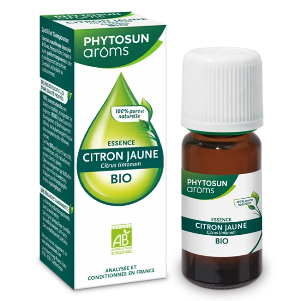 Phytosun Arôms Citron bio huile essentielle clarté mentale concentration