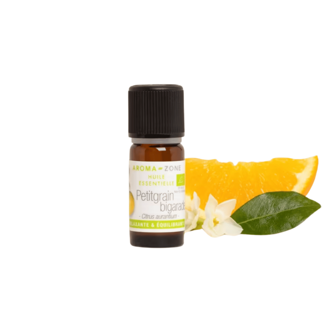 Huile essentielle Petit Grain Bigarade bio Aroma-Zone anxiété stress