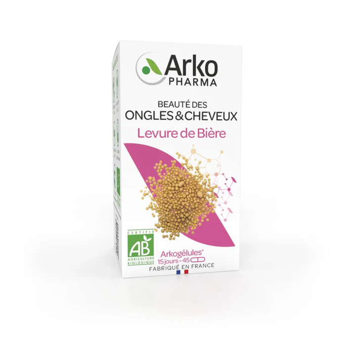 Arkopharma Arkogélules Levure de bière bio cheveux ongles