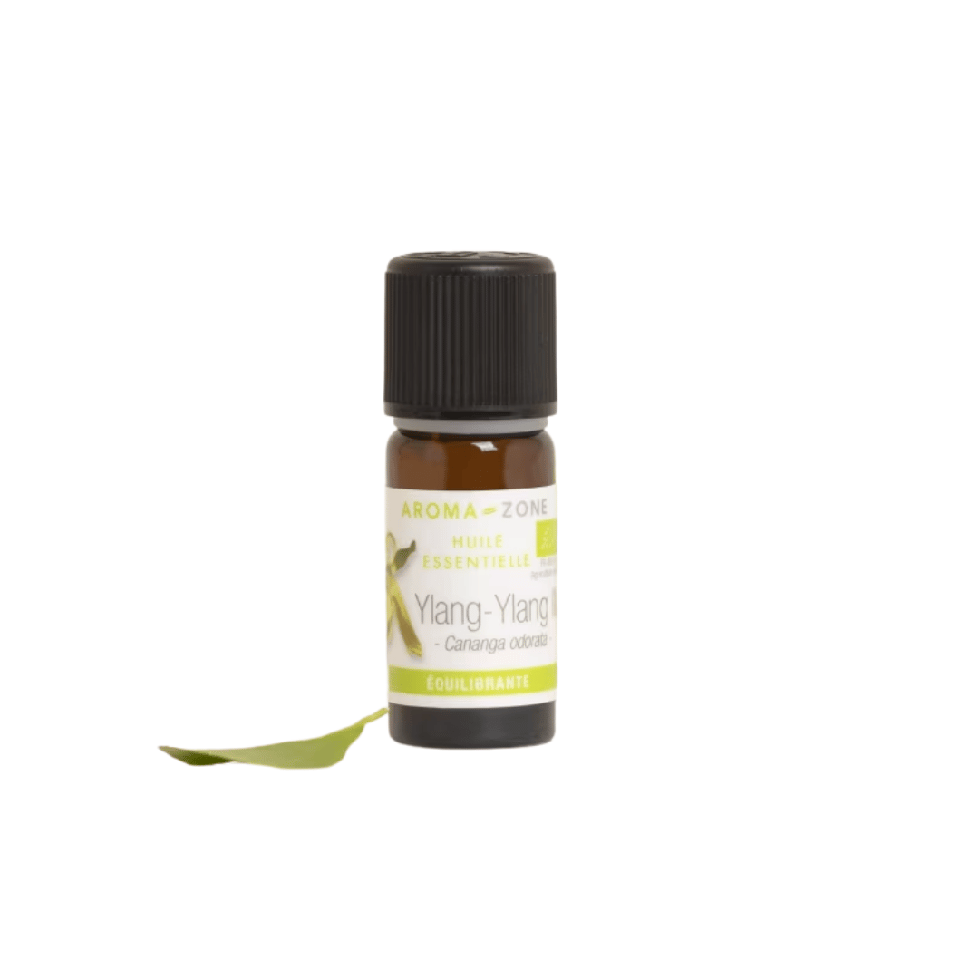 Huile essentielle Ylang-Ylang III bio Aroma-Zone anxiété rythme cardiaque
