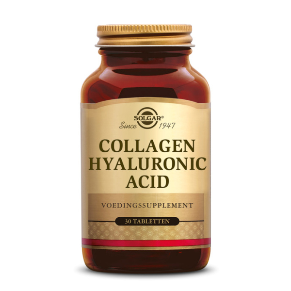 Solgar Acide Hyaluronique 120 mg comprimés vitamine C collagène