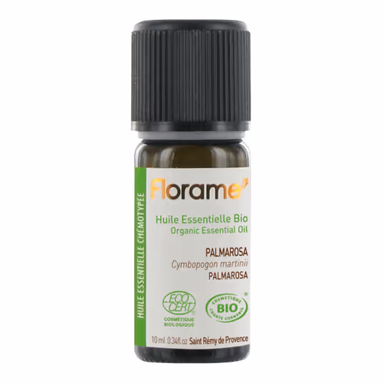 Florame Palmarosa bio huile essentielle géraniol infections urogénitales