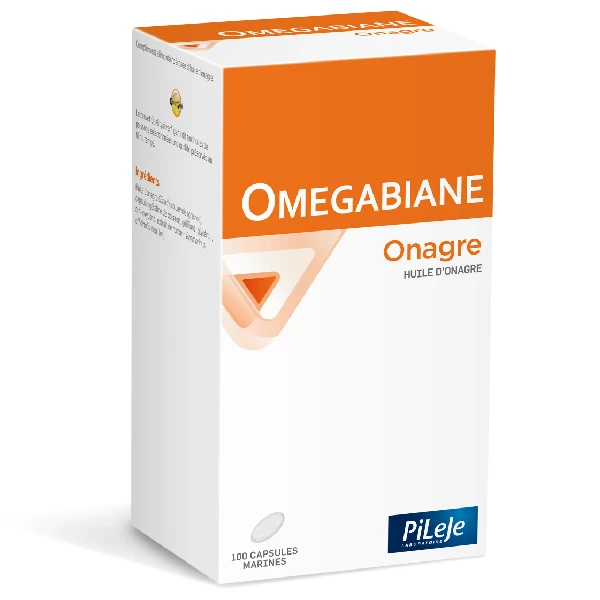Pileje Omegabiane Onagre capsules GLA peau sèche confort féminin