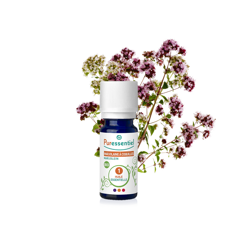 Puressentiel Marjolaine à Coquilles bio huile essentielle acouphènes système nerveux
