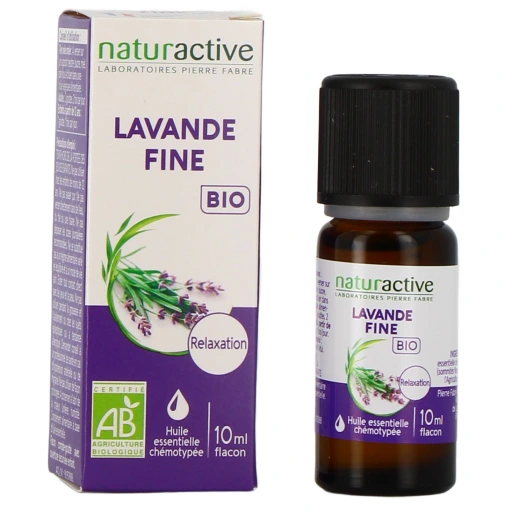Naturactive Lavande Vraie bio huile essentielle cuir chevelu irrité sensible apaisant