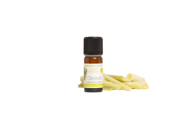 Aroma-Zone Citronnelle de Java bio huile essentielle anti-moustiques répulsif